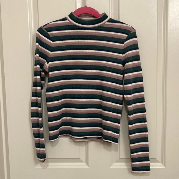 American Eagle Thermal Mock Neck Top - Picture 3 of 7